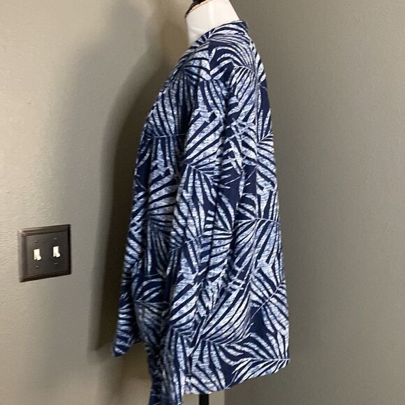 Old Navy Light Weight Open Front Linen Palms Jacket Blazer - Picture 7 of 10